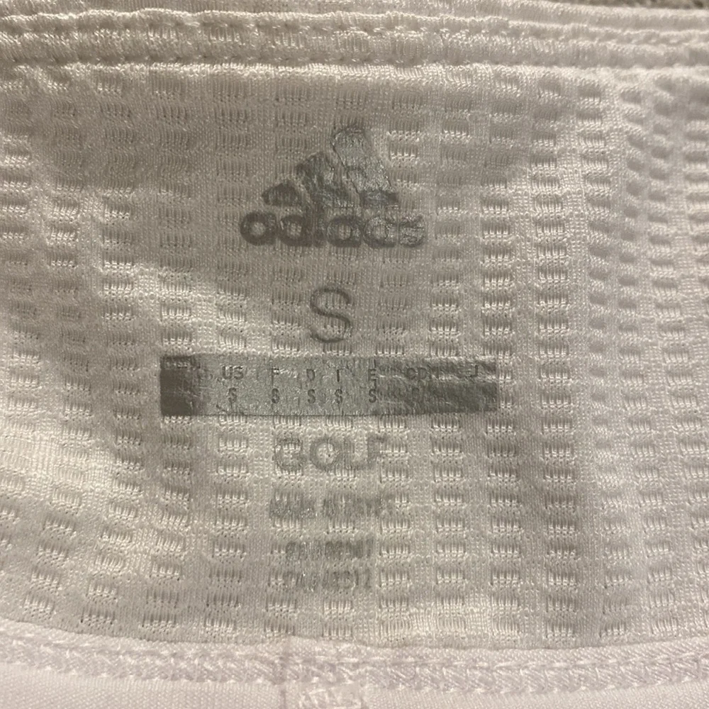 NWT Adidas white golf skort (shorts attached) 2 front pockets, 1 back pocket - Picture 4 of 8